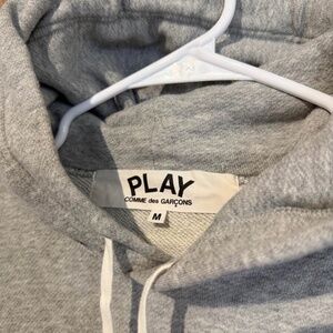 commes des garçon hoodie
